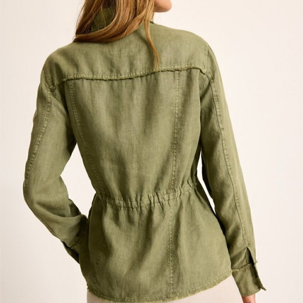 Linen Utility Jacket - Picture 2 of 2